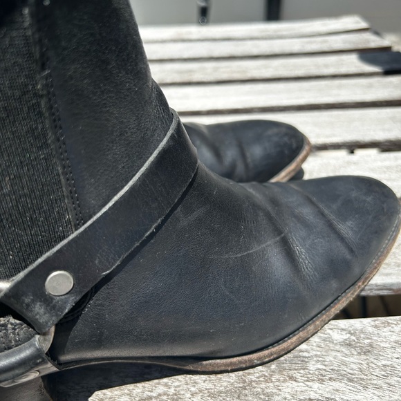 Frye Dara Boot in Black Leather - Picture 4 of 6